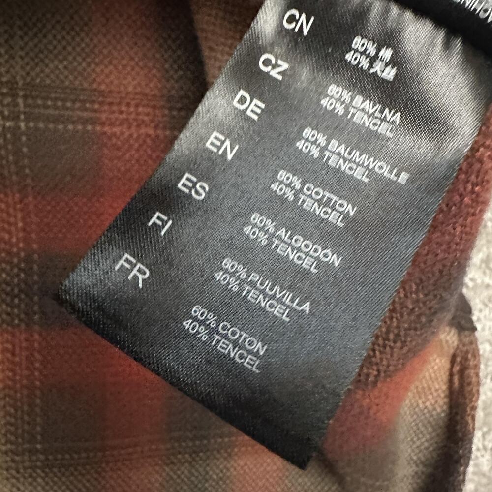 Kuhl Shirt Mens XL Brown Red Plaid Long Sleeve The Law Flannel Hiking Outdoor - Picture 12 of 16